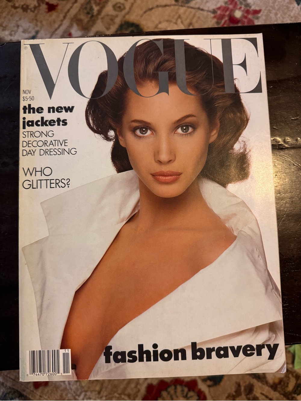 1987 UK VOGUE Christy Turlington LINDA EVANGELISTA Naomi CAMPBELL Suzanne Lanza